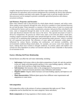 Soil and Plant Water Relations physical mechanisms.pdf