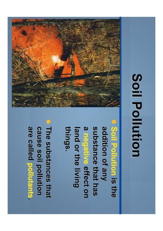 Soil and water pollution | PDF
