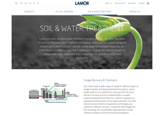 Lamor Soil and water treatment EN