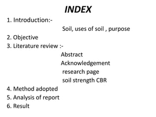 Important Soil test used for Road construction | PPTX