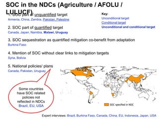 Soil carbon in the NDCs: Analysis results | SOC in NDCs webinar 2020