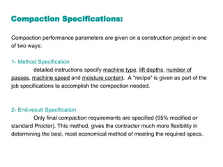 Soil compaction, tests and effect of compaction | PPT