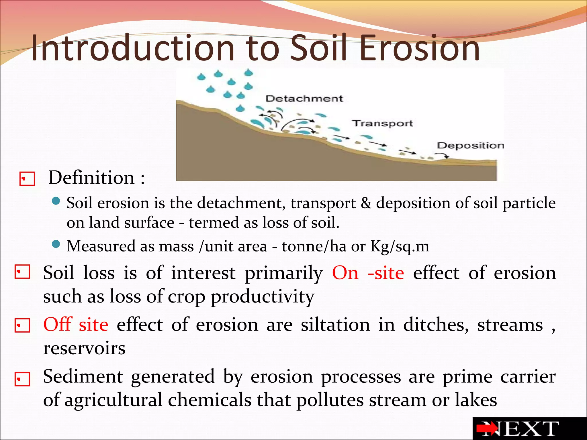 SOIL EROSION AND SOIL HEALTH | PPT