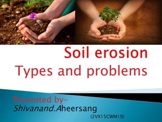 Types and problems
Presented by-
Shivanand.Aheersang
(2VX15CWM19)
 