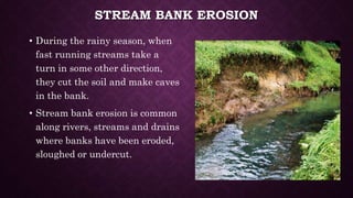 Soil erosion