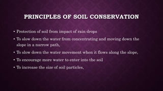 Soil erosion