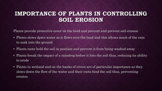 Soil erosion