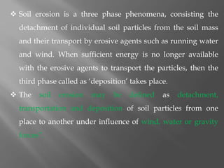 Soil erosion introduction | PPTX