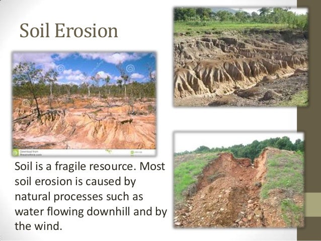 How does running water cause erosion?