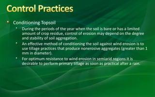 Soil erosion by wind | PPTX