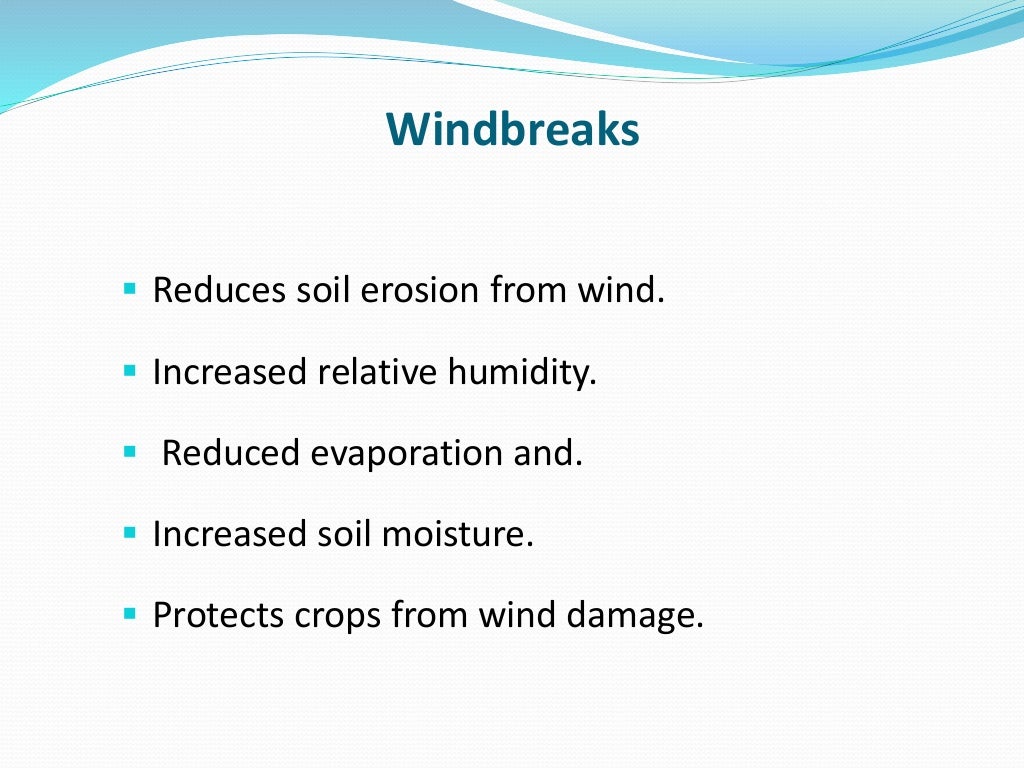 Soil erosion control measures