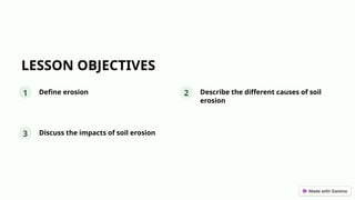 Geography grade 11 soil erosion presentation | PPTX
