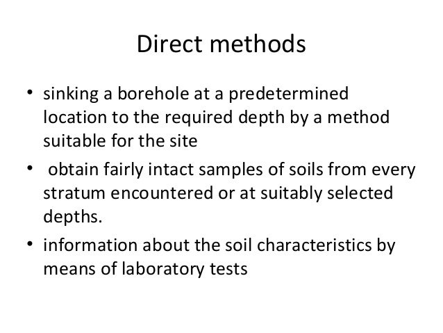 Soil Exploration Part I