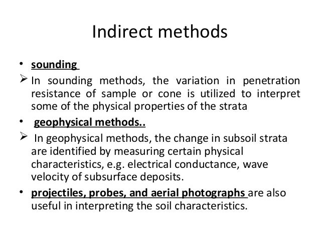 Soil Exploration Part I