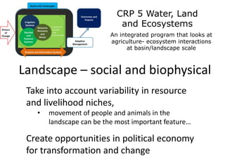 Soil Fertility Management and eco-efficiency of small holder agricultural systems