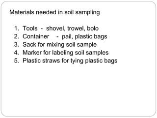 Soil Container Label Soil fertility management liminmg | PPT