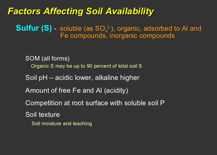 Soil fertility testing