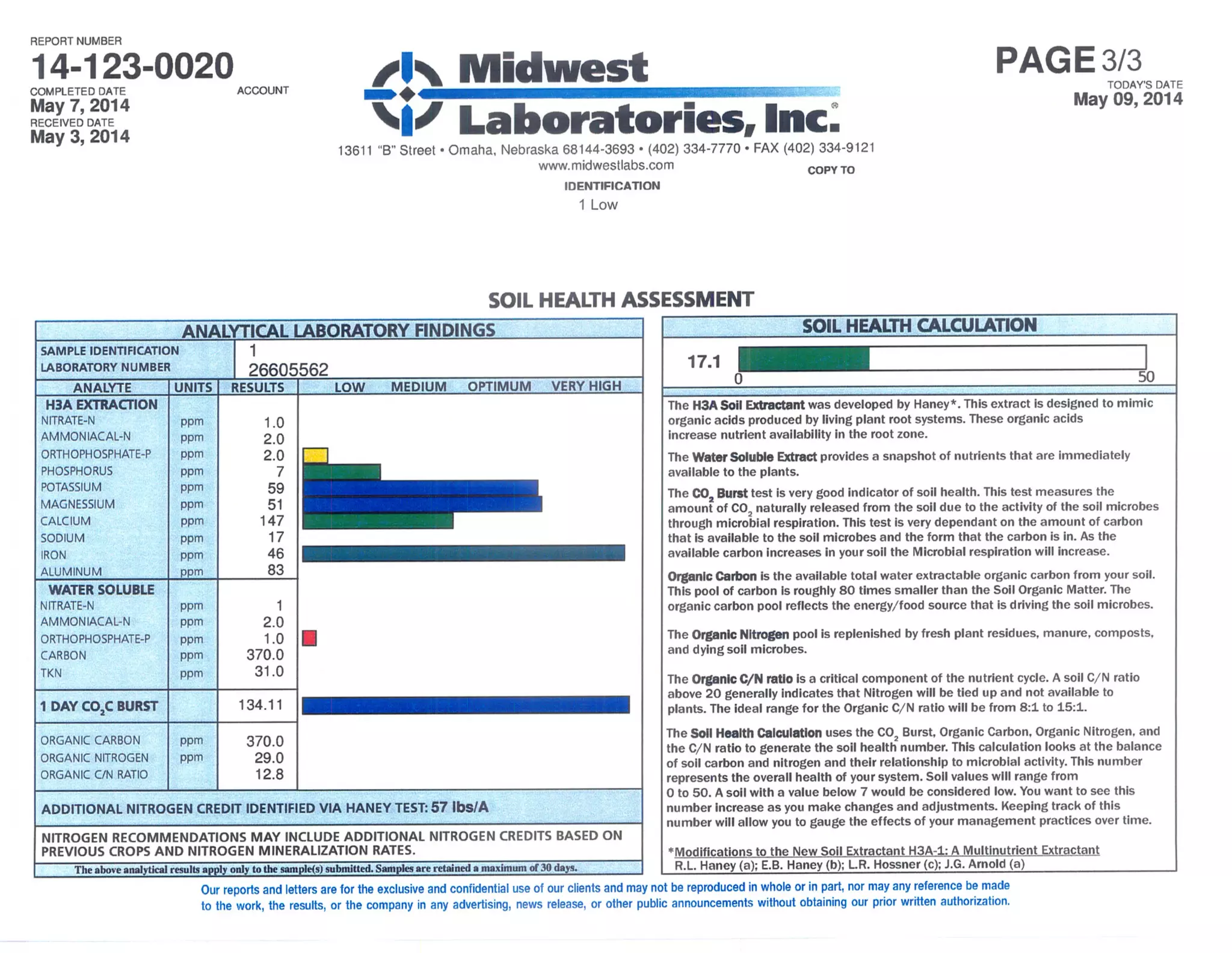 Soil Nutrient Report Example Soil Health Report | PDF
