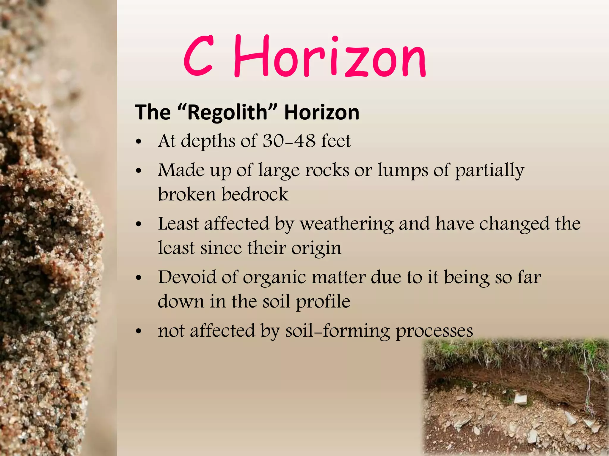 Soil horizons and soil sampling methods | PPTX
