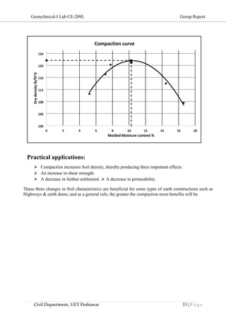 Soil mechanics(geotechnical engg) lab report | PDF
