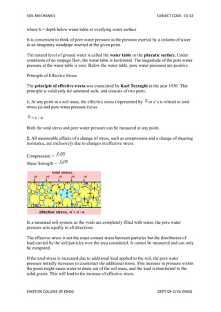 Soil mechanics note | PDF