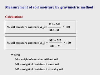 Soil moisture | PPT