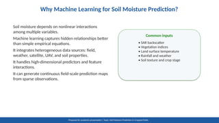 Advanced Machine Learning Techniques for Predicting Soil Moisture in ...