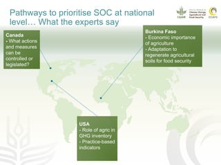 Soil organic carbon in nationally determined contributions (NDCs)