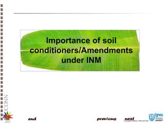 Importance of soil
conditioners/Amendments
under INM

Copyright© Markus Tuller and Dani Or2002-2004

 