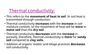 soil physiology properties and importance of soil | PPTX