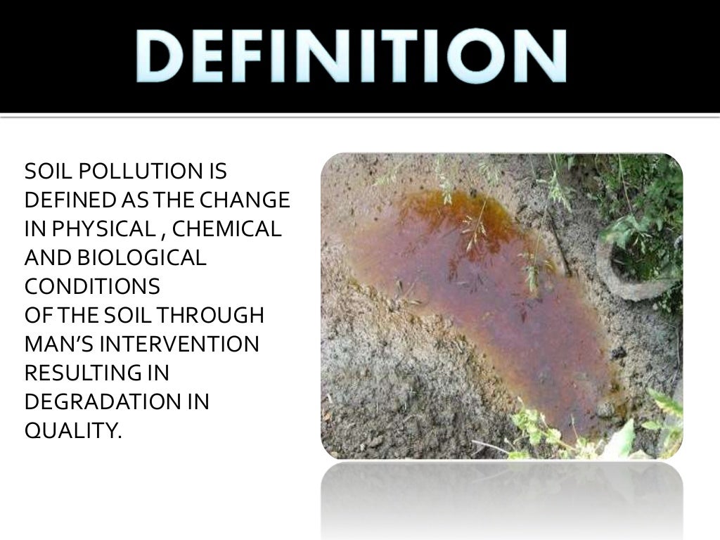 Soil Pollution Ppt