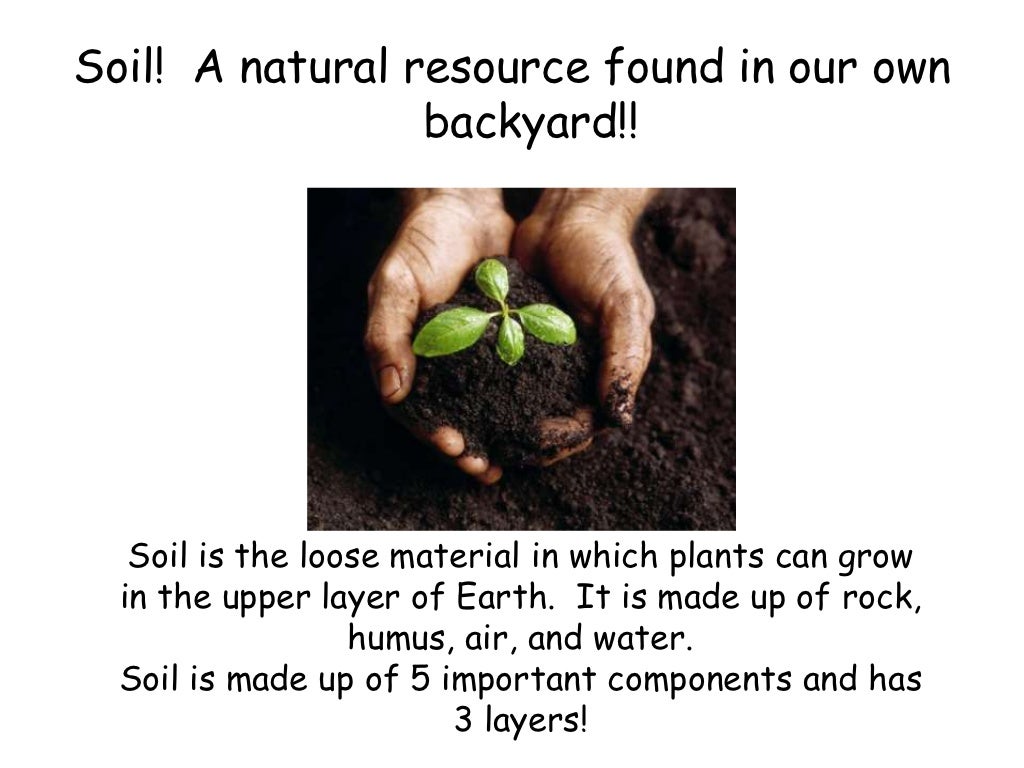 save soil powerpoint presentation