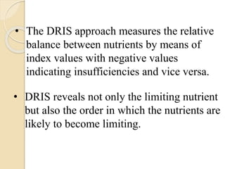 DRIS METHOD OF SOIL | PPTX