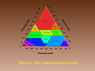 Figure 2. Soil types by particle size.
 
