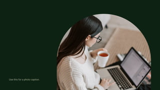 Use this for a photo caption.
 