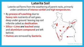 Laterite Rocks Geography Soil Resources( Types of Soil )10 ICSE.pdf