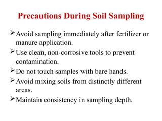 Soil Sample Collection.pptx............. | PPTX