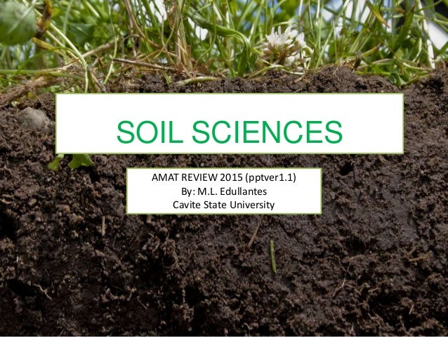 soil science review for amat 2015 soil science
