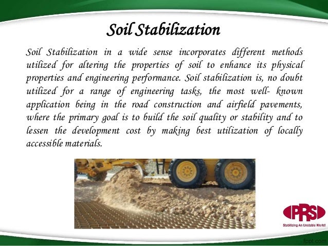 soil stabilization