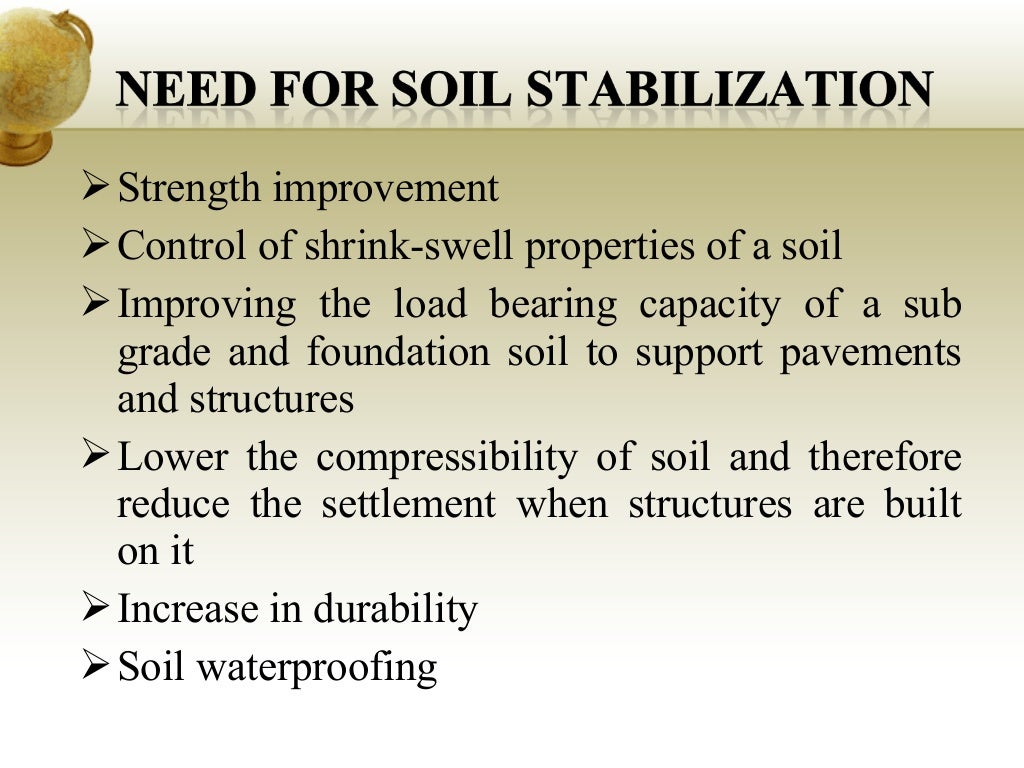 Soil stabilization