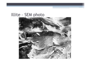 Illite – SEM photo
 
