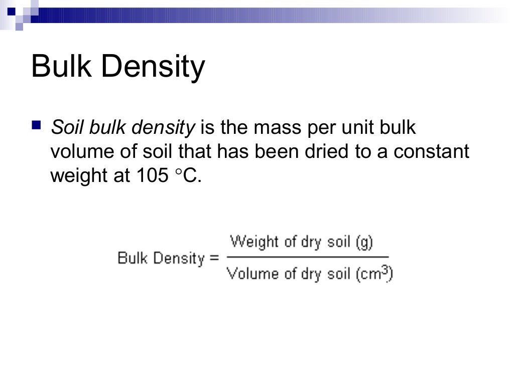 Soil structure, density and porosity