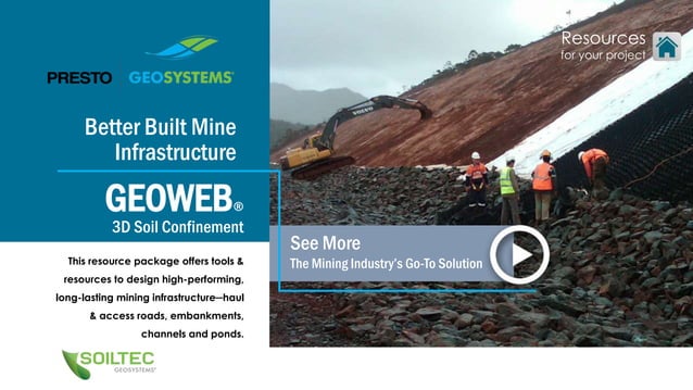 Nykilde geoweb mining design and contruction ebinder | PPT