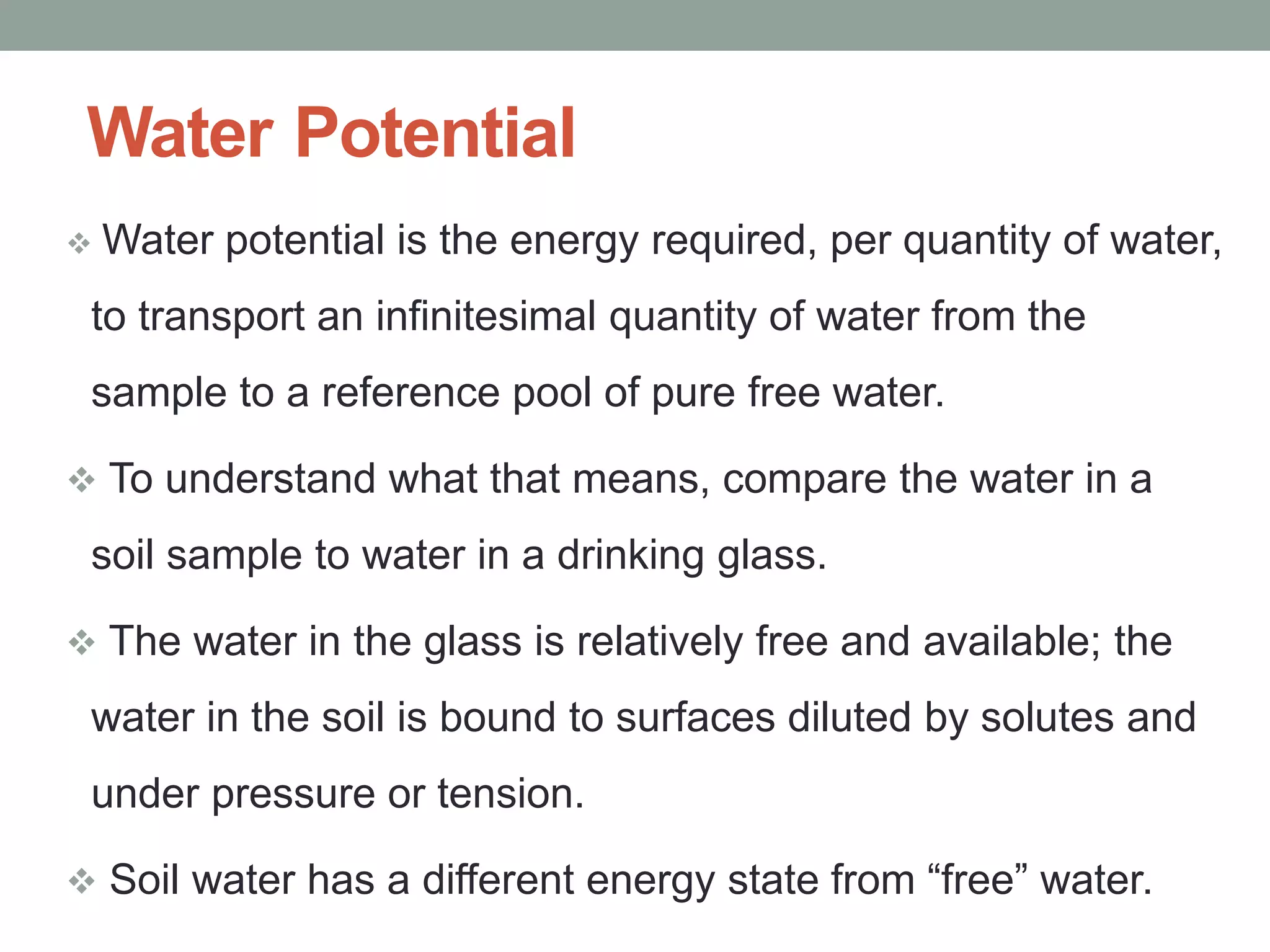 Soil water potential and its components.pptx