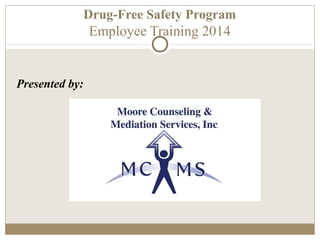 Drug-Free Safety Program
Employee Training 2014
Presented by:
 