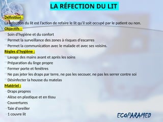 Refection Definition SOINS INFIRMIERS DE BASE COURS POUR LES INFIRMIERS | PPTX