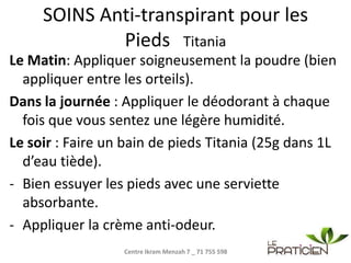 Gommer à l’aide de la crème de peeling Titania