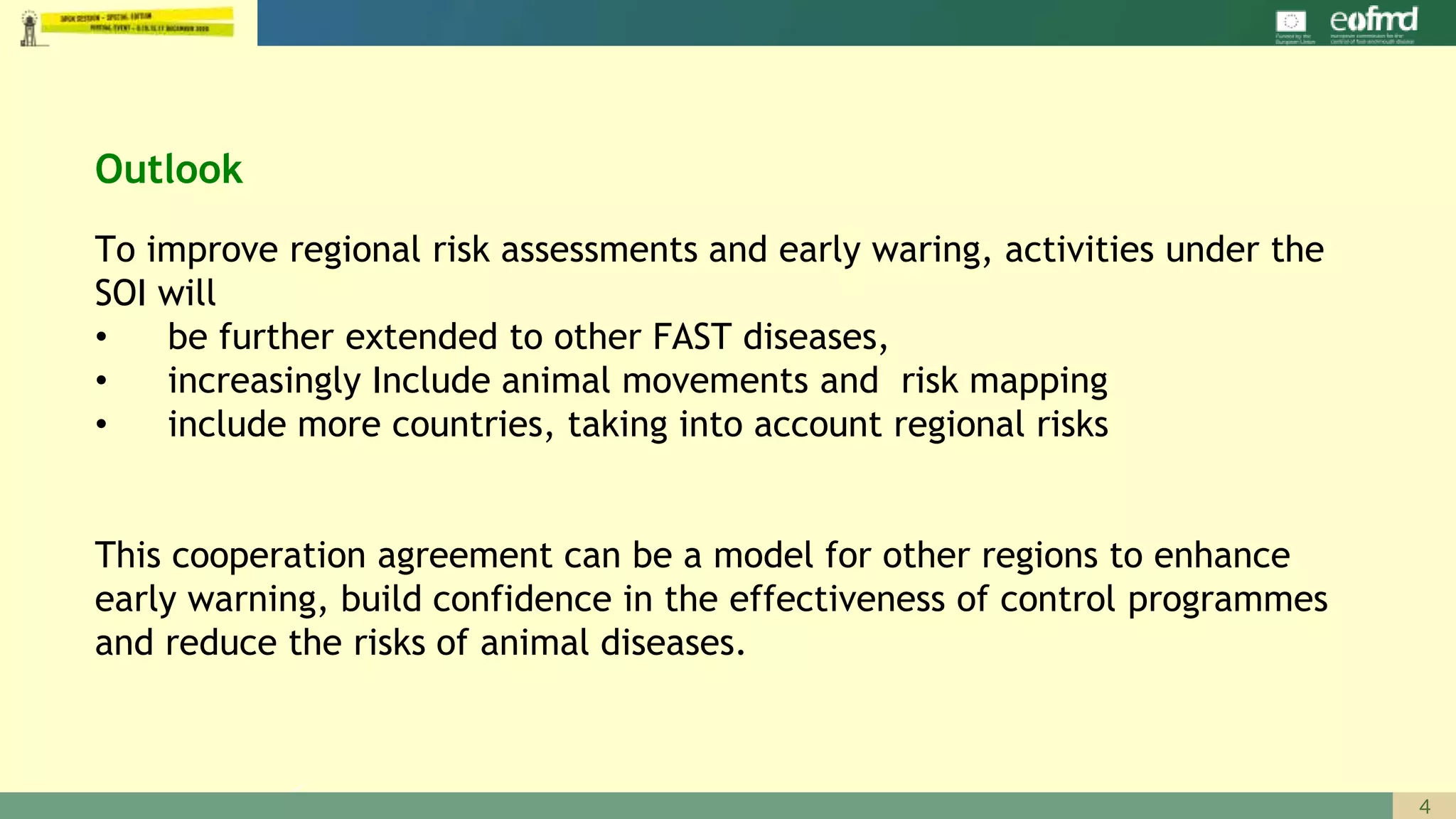 OS20 - FMD risk reduction in Transcaucasian and neighbouring countries ...