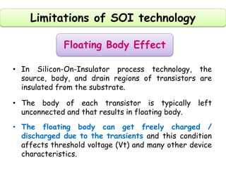 Silicon on Insulator (SOI) Technology | PPTX