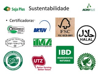 • Certificadoras:
7
Sustentabilidade
 